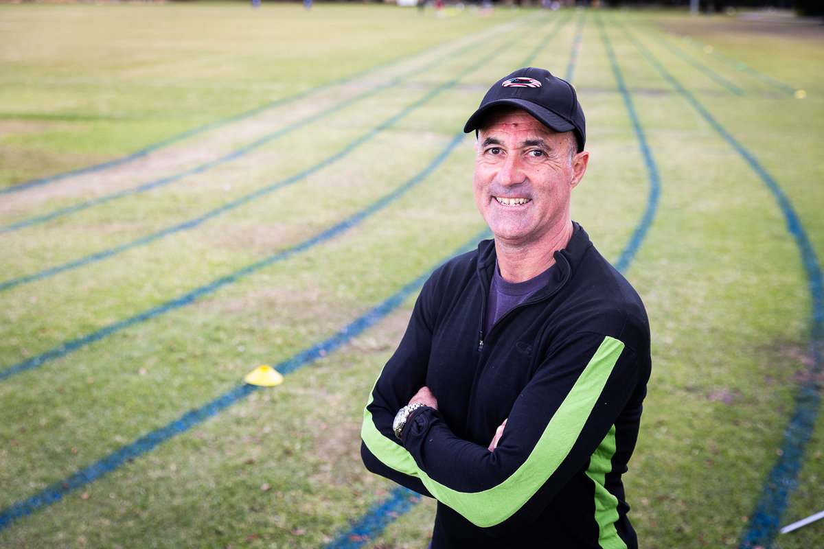Coach Gary Theodore at the Sydney Academy of Sport, Narrabeen