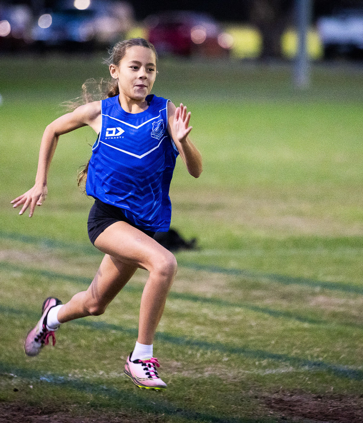 Junior athlete sprint training with GT Sprint Coaching at Narrabeen